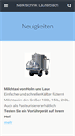 Mobile Screenshot of melktechnik-lauterbach.de
