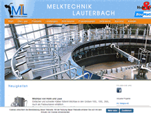 Tablet Screenshot of melktechnik-lauterbach.de